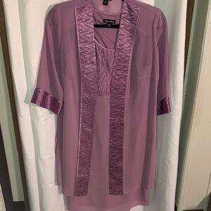 Lavender Dana Kay woman's 2-piece dress and jacket set size 18W